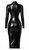 F401 Dark Affair Midi Dress