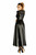 F128C Powerwetlook gown coat