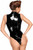 F191 PVC body with deep cut shoulder line and long metal 3-way zipper