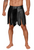 H053 Eco leather men's gladiator skirt with PVC pleats