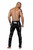 H060 Men's long pants made of elastic PVC