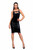 F250 PVC midi dress with zipper in the front