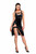 F250 PVC midi dress with zipper in the front