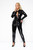 F265 PVC long overall with 3 way zipper on the front