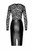 F295 Euphoria lace and wetlook midi dress