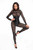 F299 Enigma lace catsuit with underbust bodice