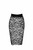 F302 Ambivalence lace up midi skirt