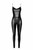 F306 Mirage catsuit with jewelry rhinestone chain adorning the back