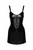 F320 Starlet wetlook minidress with ring belt