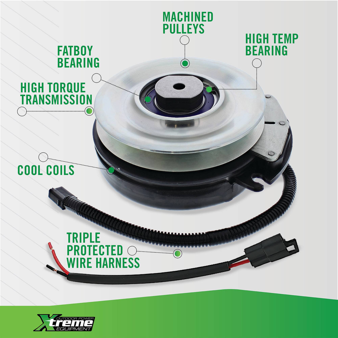 PTO Clutch for John Deere Z830A Professional ZTrak - PC9683FX801V