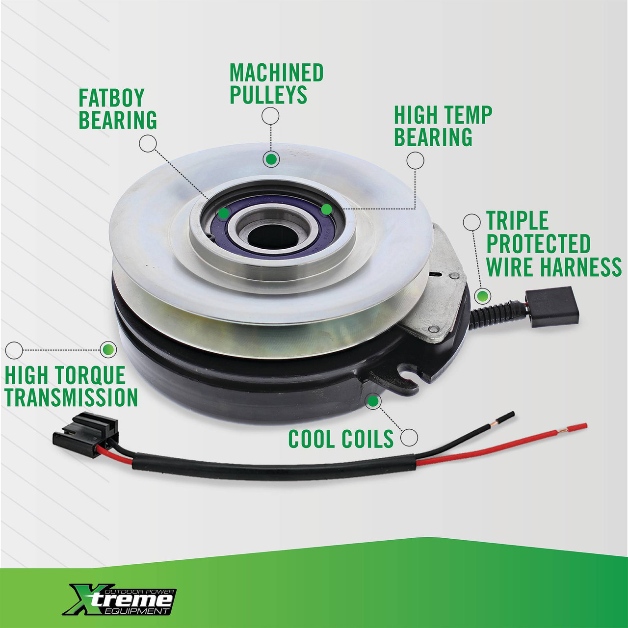 PTO Clutch for Exmark LXS25KD725, LZ22LKA523, LZDS902K60RD