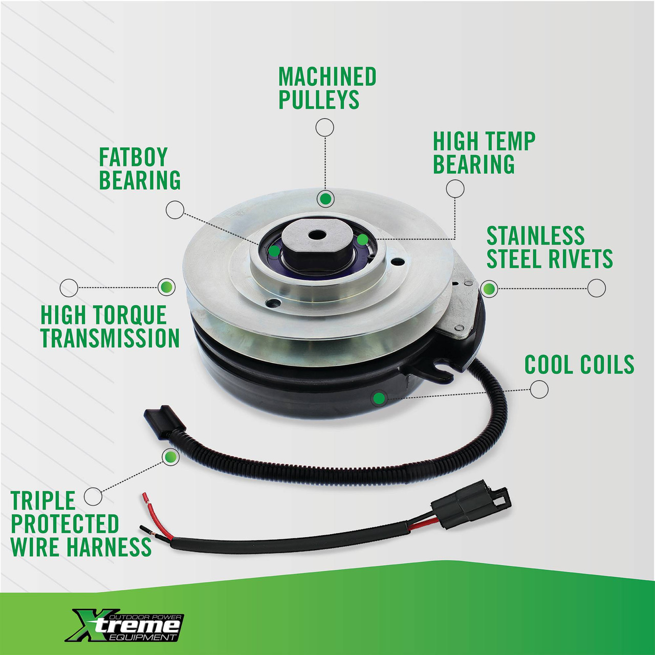 パブミラー PTO Clutch for Hustler Hustler Z, 938266US, 938233US, 938241US X0392