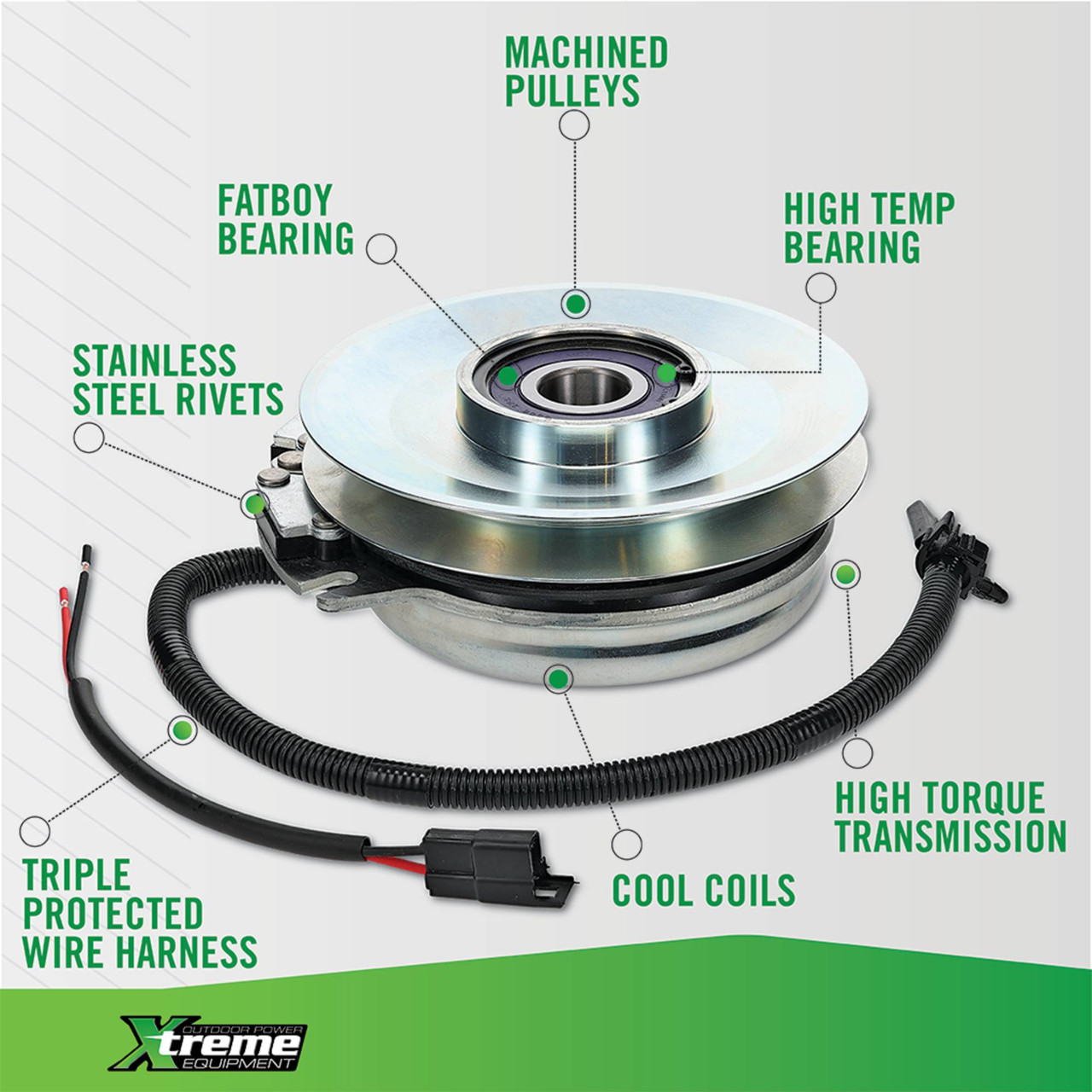 CER11WS-W
タイプ: セラミック X0461 PTO Clutch For Toro Z Master Z557 sn 240000001 to