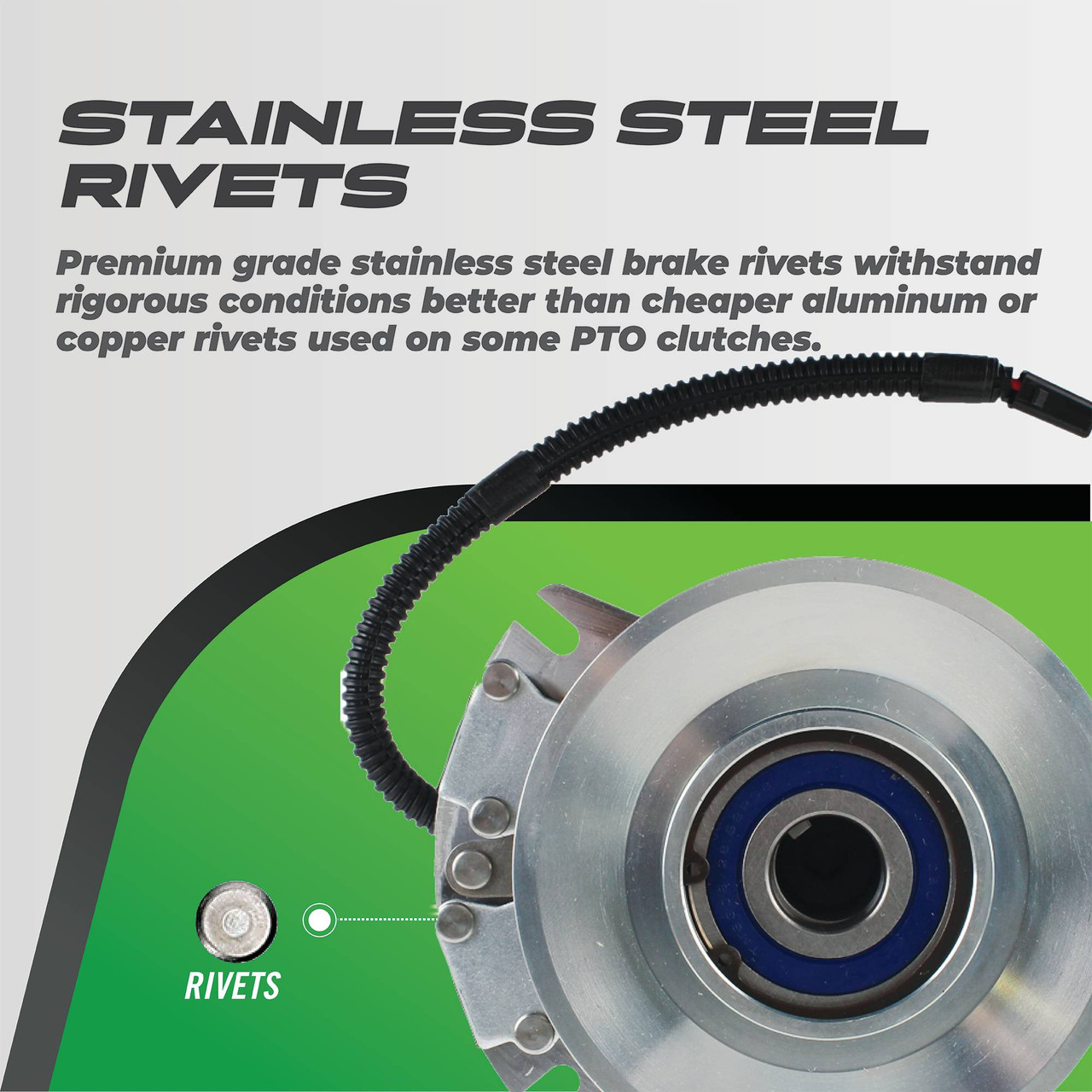 ひろっち PTO Clutch For Hustler Super Z 787366K -Heavy Duty FatBoy Series