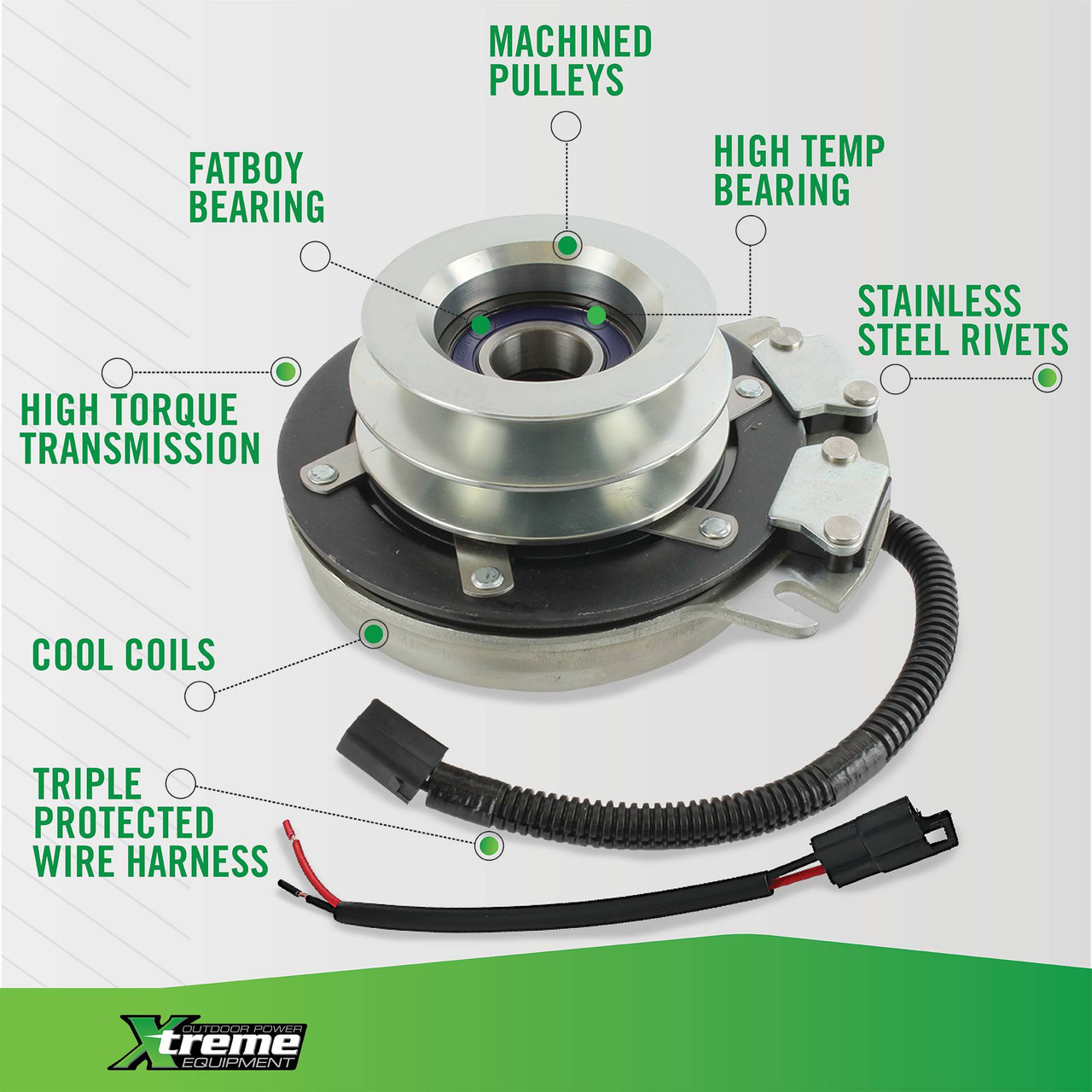 X0562 PTO Clutch For Steiner 35-111 with High Torque and Bearing