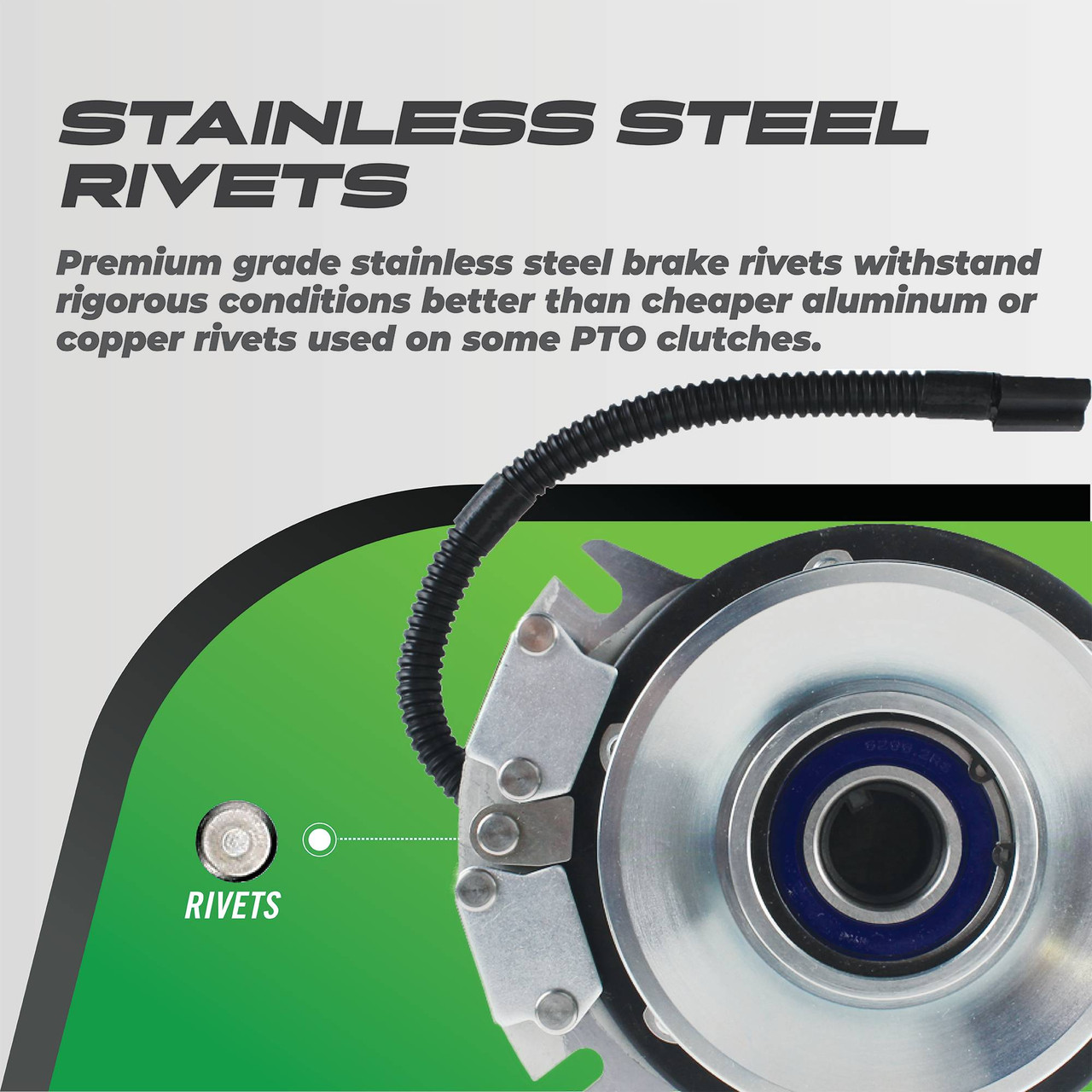 PTO Clutch For Bush Hog / Rhino TC 180 Turf Champ ZTR