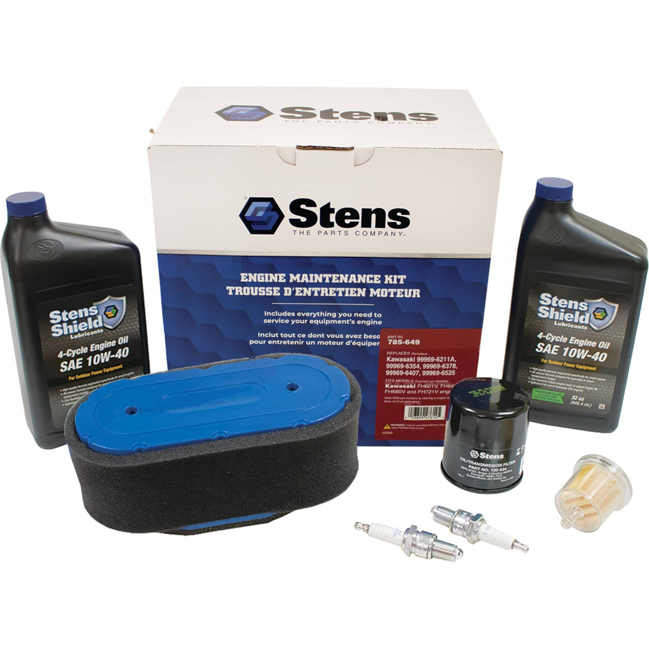 Stens Oil Change Kit for Kawasaki FH601V, FH651V, FH680V, FH721V