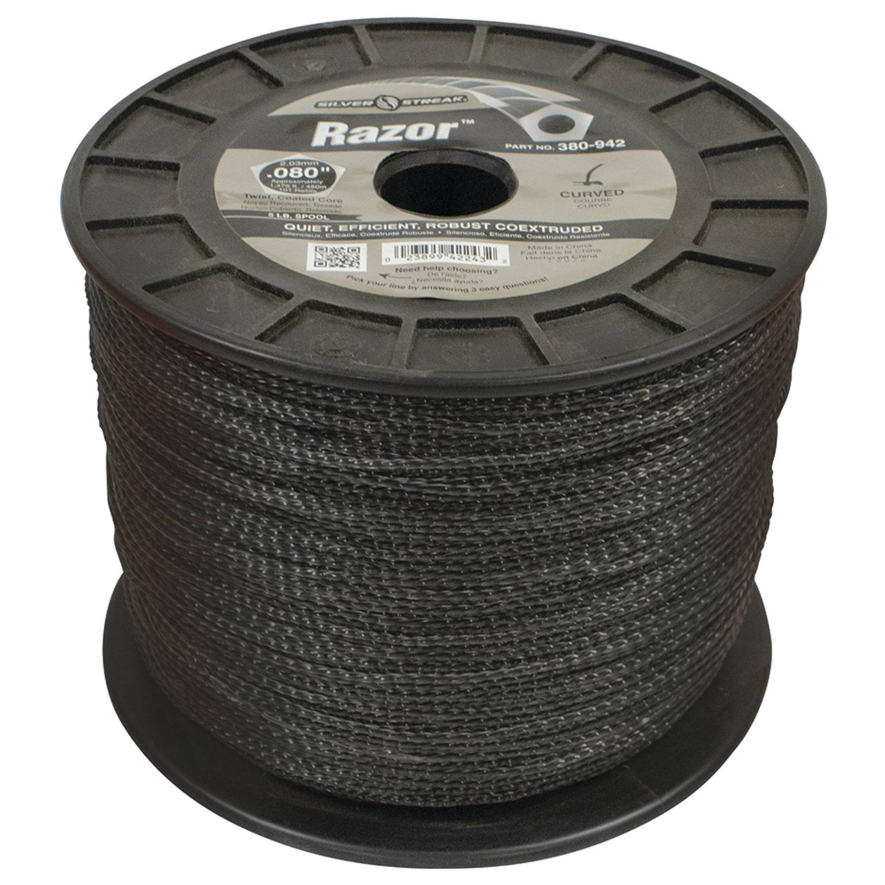 A Spool Razor Stens 380-942 Razor Trimmer Line / .080 5 lb. Spool - Xtreme Outdoor ...