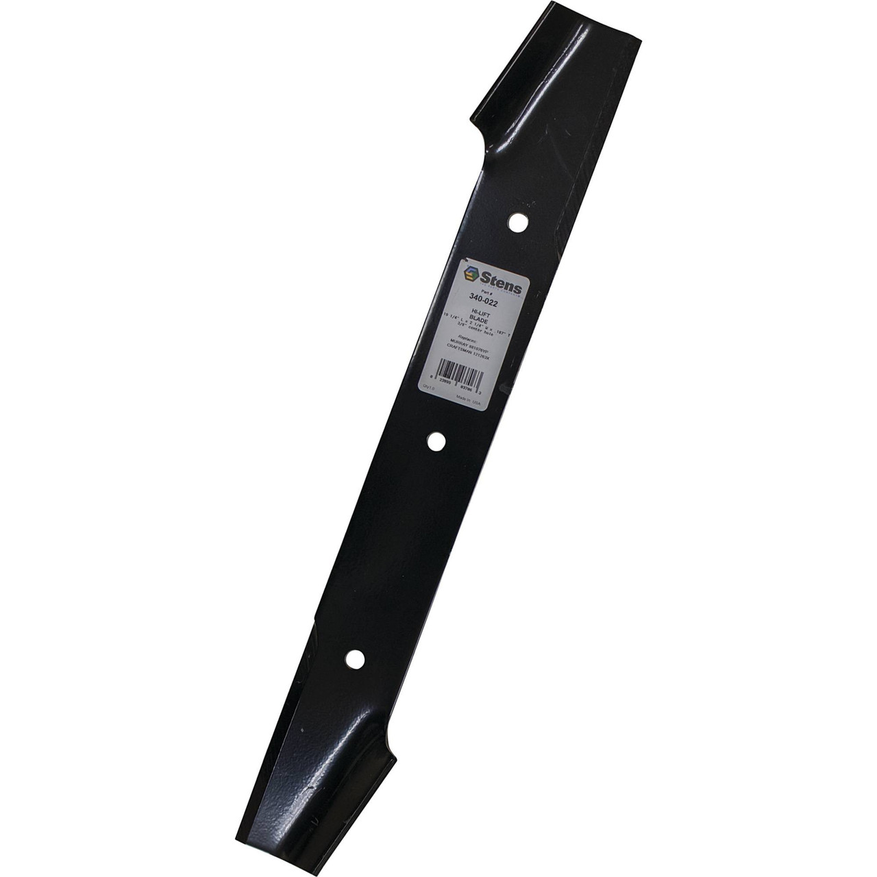 Stens Hi-Lift Blade 340-022 for AYP 121263X - Xtreme Outdoor Power
