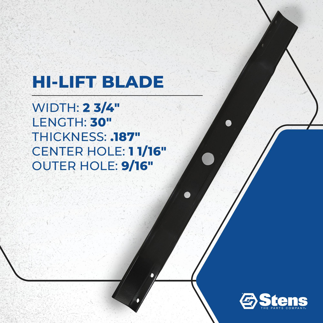 柳 Stens 335-307 1 Hi-Lift Blade for Snapper 30