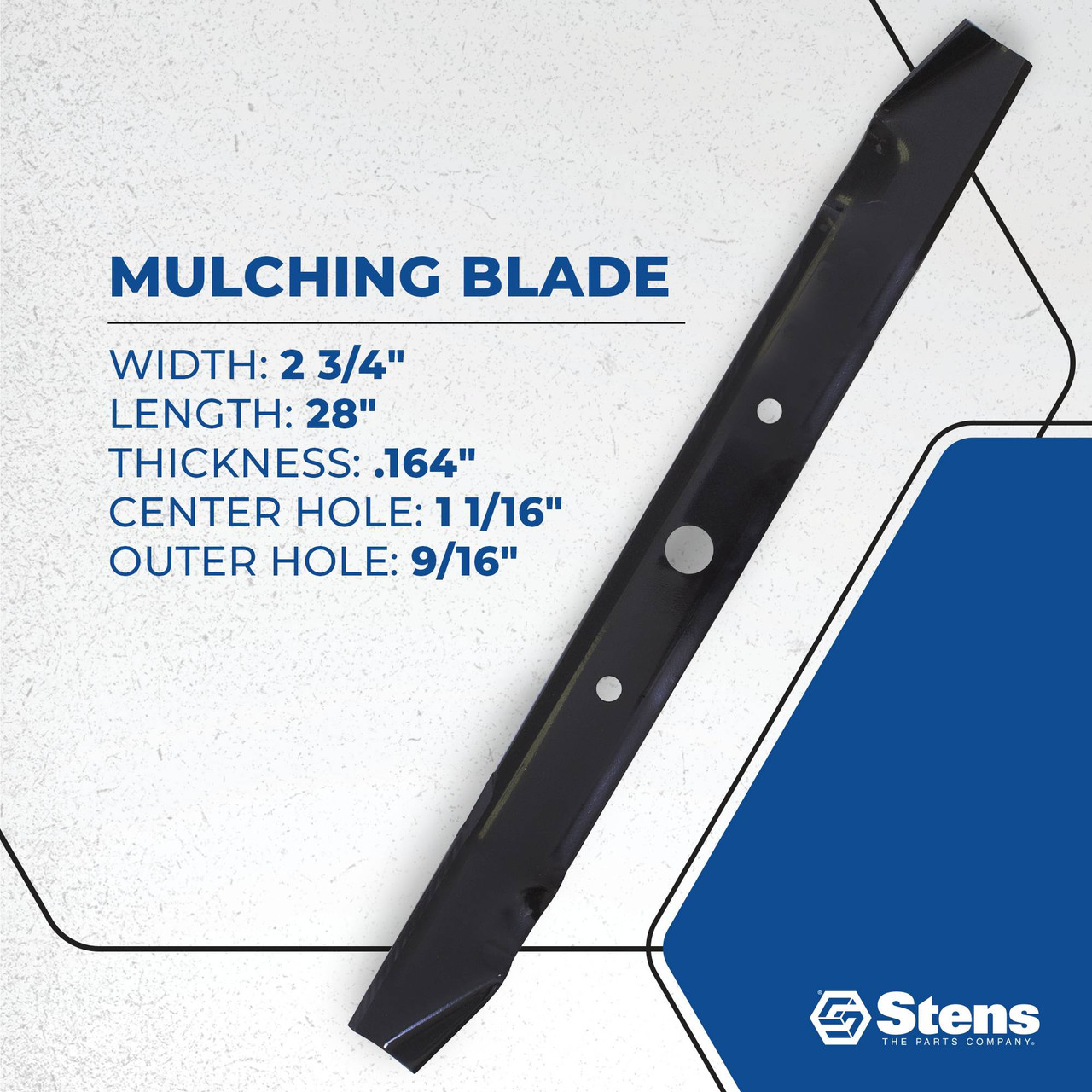 Stens Mulching Blade 335-289 for Snapper 7016980BZYP - Xtreme