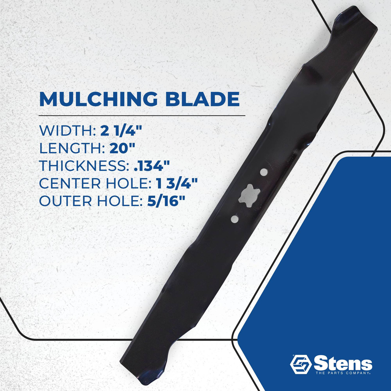 Stens Mulching Blade For MTD 942-0740, 335-715 - Xtreme Outdoor 