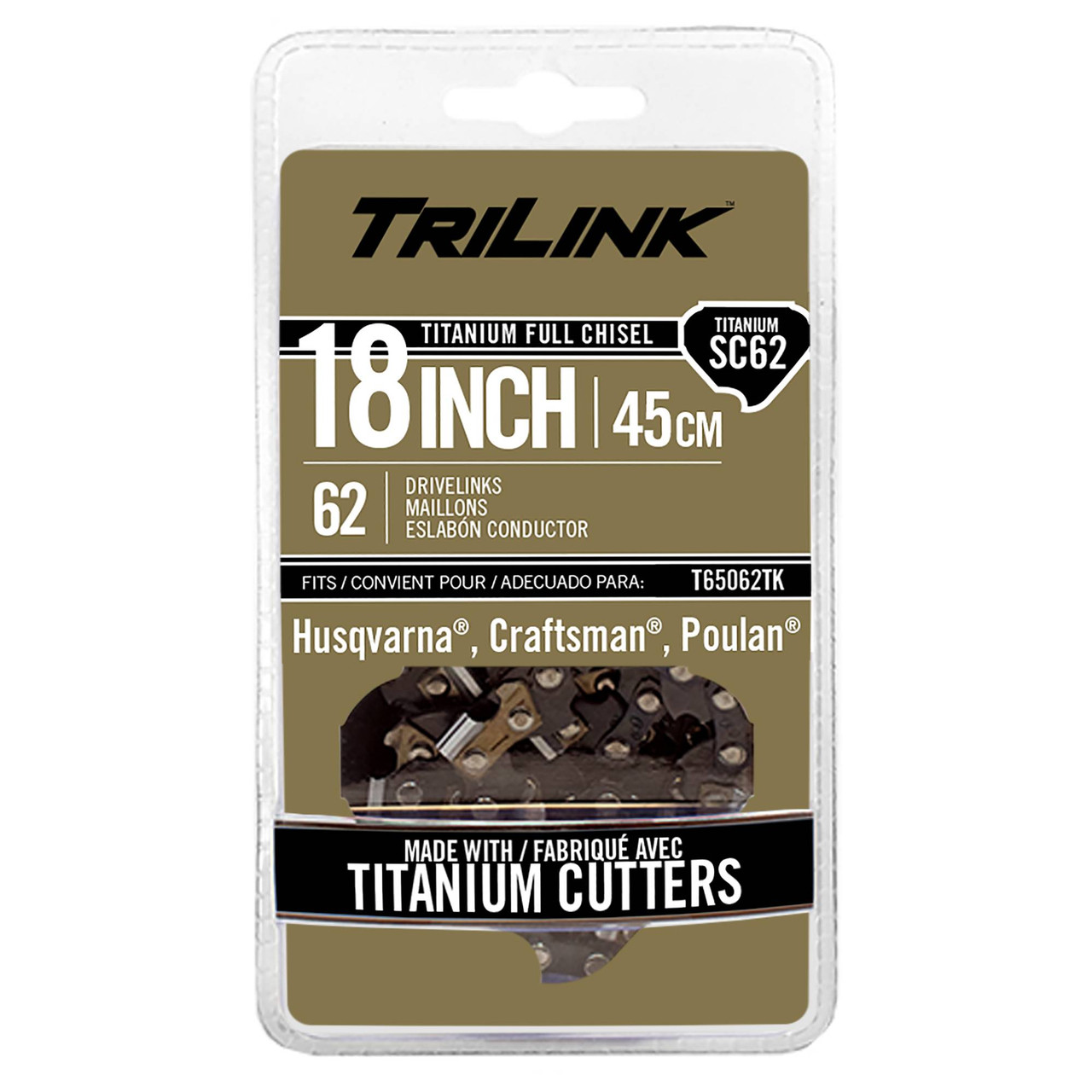 Titanium Chain Pre-Cut Loop 62 DL 18