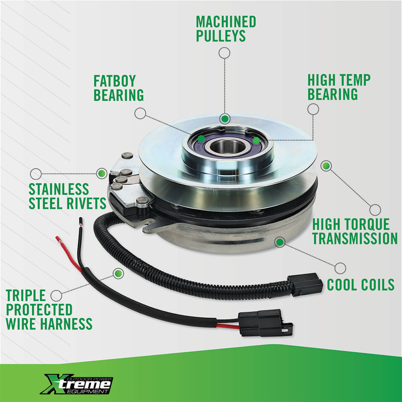 【美品 引取限定★】2024年製　走行2363K　225/45R17×4　CLA Electric PTO Clutch For Toro Exmark 103-0690 | 8TEN