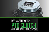 How to Replace the X0752 PTO Clutch on a John Deere 420 Lawn Tractor