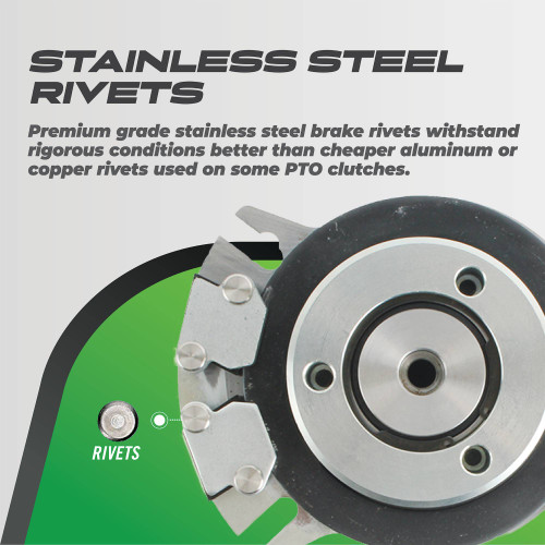 PTO Clutch Replacement for Wolf MPMD4931 With Upgraded Bearings