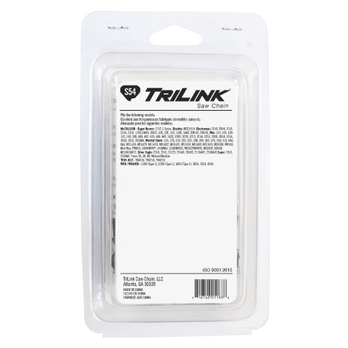 Chainsaw Chain 3/8 LP Semi-Chisel .050 54DL for Wen/Wagner 3816; CL15054TL2