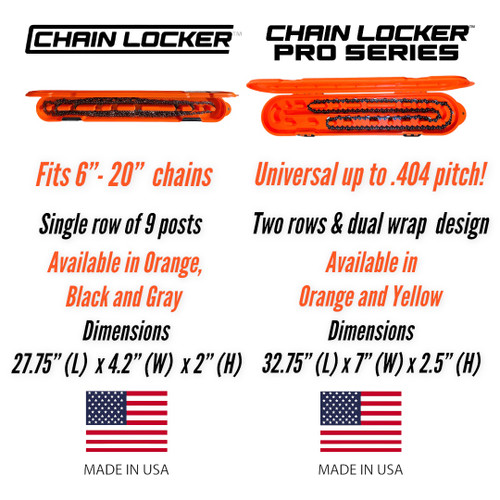 Chain Locker For 6" to 20" Chains - Gray; CHN-2103