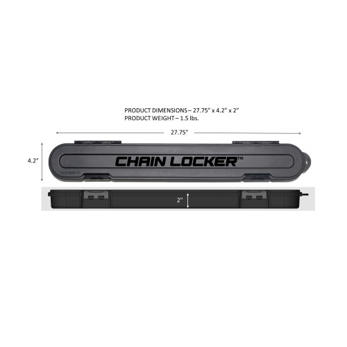 Chain Locker For 6" to 20" Chains - Gray; CHN-2103
