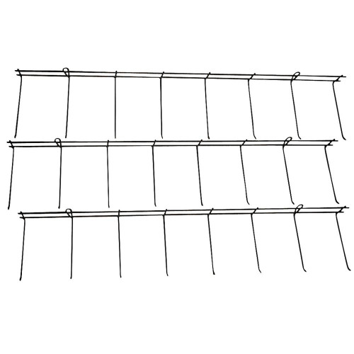 Belt Rack 785-726; Prong length is 6 1/2", Made of 3/16" steel wire, Pack of 3