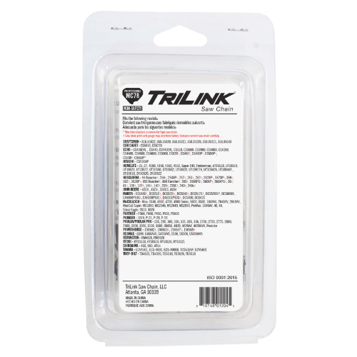 Chainsaw Chain .325 Chisel .050 78DL NS for Craftsman /Sears 35020; CL75078NSTL2