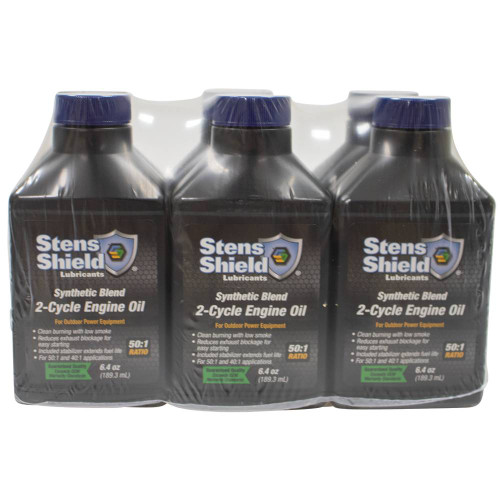 Engine Oil For 50:1 Synthetic Blend, Twenty-four 6.4 Bottles Per Case; 770-646