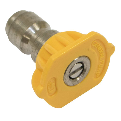 Stens 758-411 1/4" Quick Connect Nozzle For Size 3.5 Yellow 15 Spray Angle