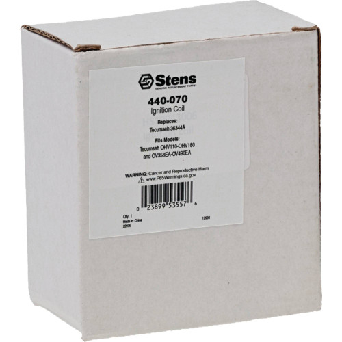 Ignition Coil For Tecumseh OHV110-OHV180 and OV358EA-OV490EA 36344A; 440-070