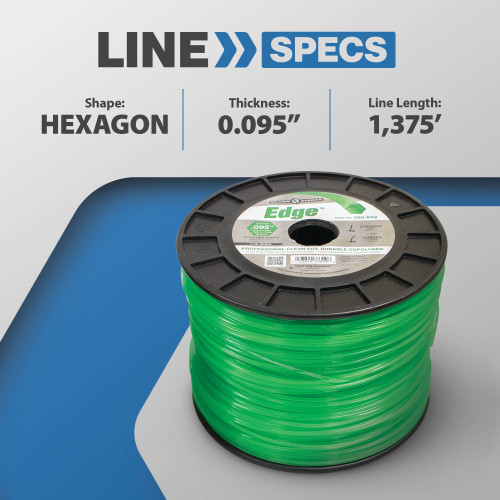 Stens Silver Streak Edge Trimmer Line For .095 5 lb. Spool, 380-842