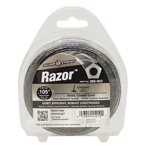 Stens 380-903 Razor Trimmer Line / .105 30' Clam Shell