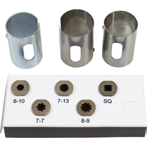Rotary Scissor Adapter Kit teeth 6mm-10, 7mm-13, 7mm-7, 5.2mm-square ; 385-681