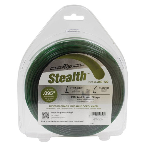Stens Silver Streak Stealth Trimmer Line For .095 1 lb. Donut, 380-122