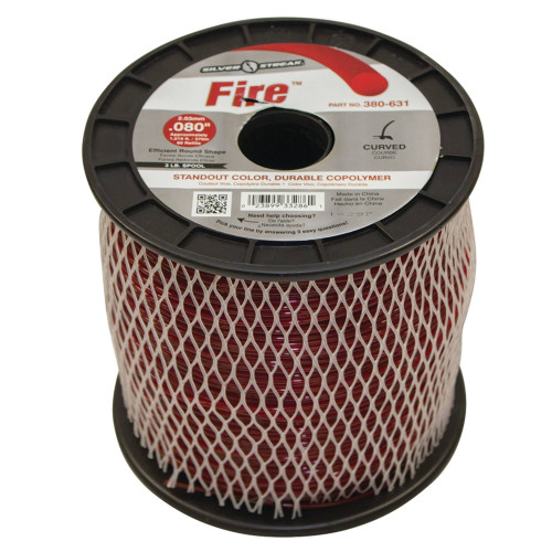 Stens Silver Streak Fire Trimmer Line for .080 3 lb. Spool, 380-631