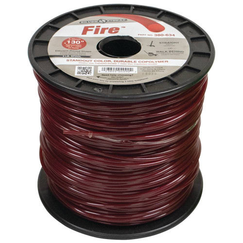 Stens Silver Streak Fire Trimmer Line for .130 3 lb. Spool, 380-634