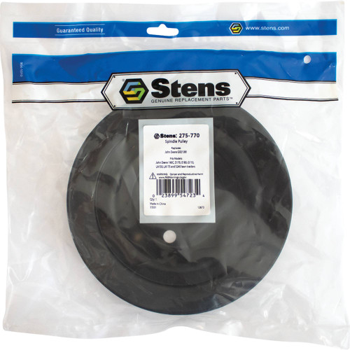 Stens Spindle Pulley 275-770 for John Deere 190C, D170, E180, S240 GX21381