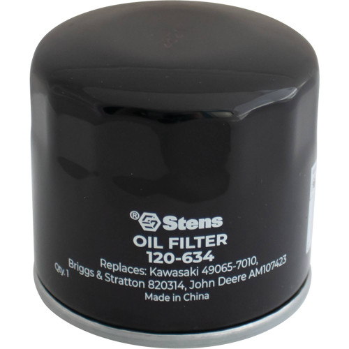 Oil Filter For Kawasaki FH381-721V, FH601-770D, FJ180V Lawn Mowers; 120-634