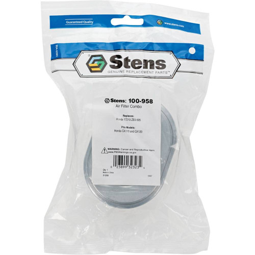 Stens 100-958 Air Filter Combo For Honda GX110 John Deere Hybrid Mowers