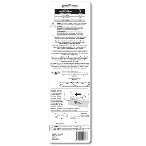 TriLink 7/32 inch Files Twin Pack for Oregon 7/32 inch. Round Files; 7322FTL2