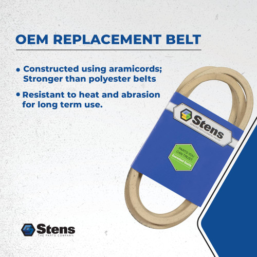 Stens OEM Replacement Belt 265-800 for Cub Cadet 01009787P