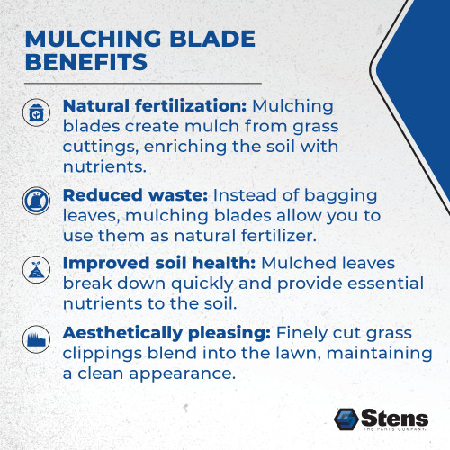 Stens Mulching Blade for Hustler FasTrak, Hustler Z, Super Mini Z 794198